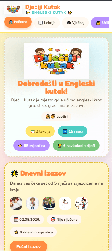 Dječiji Kutak - Engleski kutak pregled 4