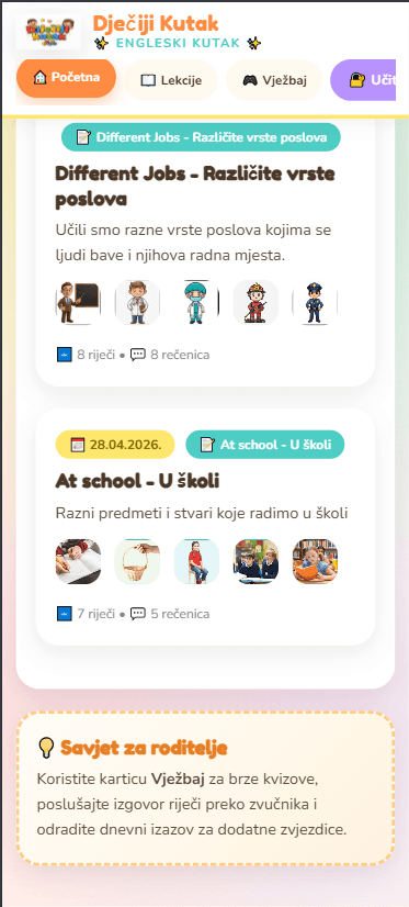 Dječiji Kutak - Engleski kutak pregled 5